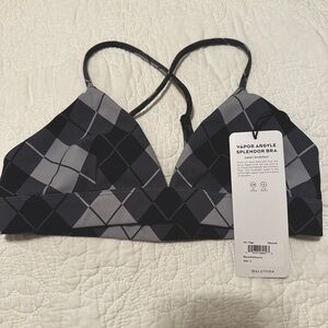 Alo Yoga Vapor Argyle Splendor Bra